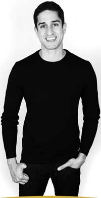 Daryl Weber in black sweater