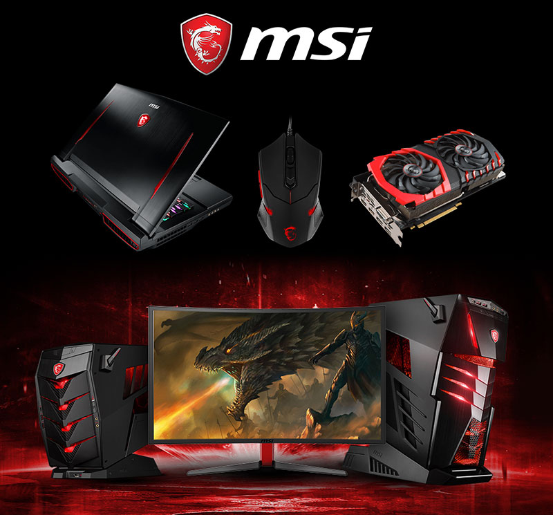 The line of MSI computer products