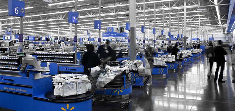 Walmart cash registers checkout