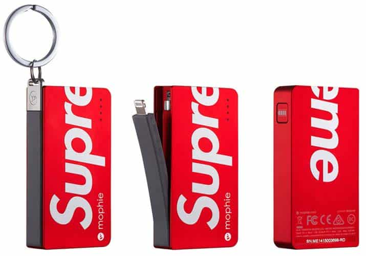 Supreme Mophie power bank.