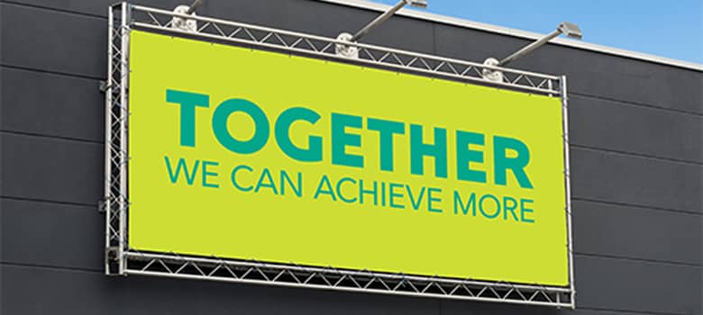 Fascia sign. Together we can achieve more.
