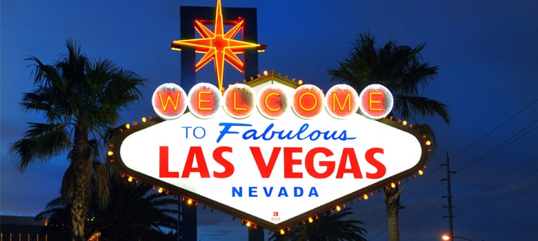 Neon Sign. Welcome to fabulous Las Vegas Nevada.