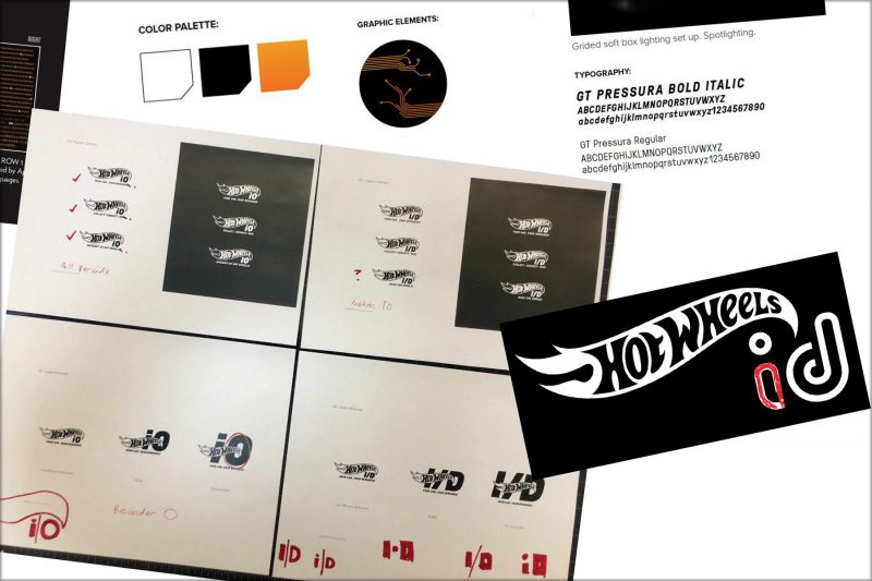 Process of designing Hot Wheels id branding