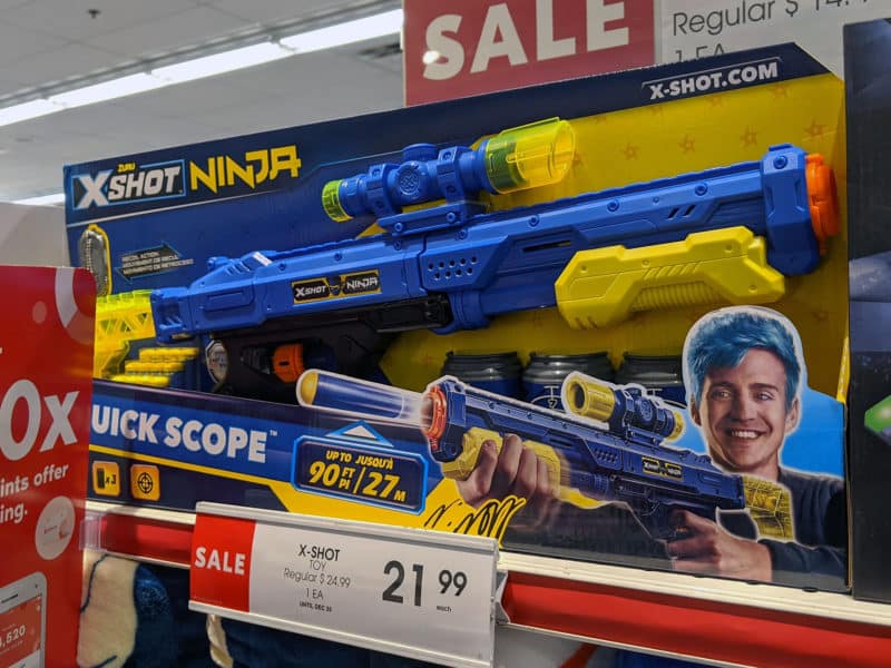 Ninja soft bullet gun in Shoppers Drug Mart