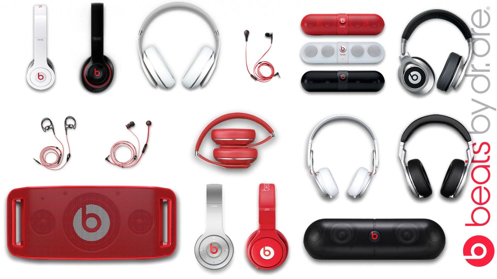 Beats Product Line. Beats Studio, Beats Pill, urBeats, Beats Solo 