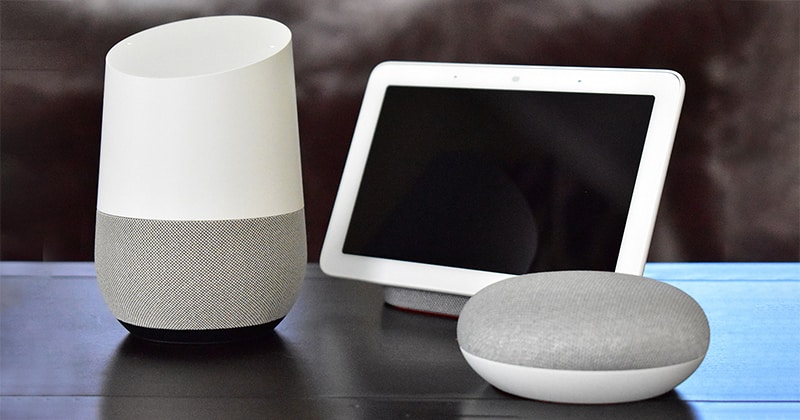 Visual language of Google Nest product line.