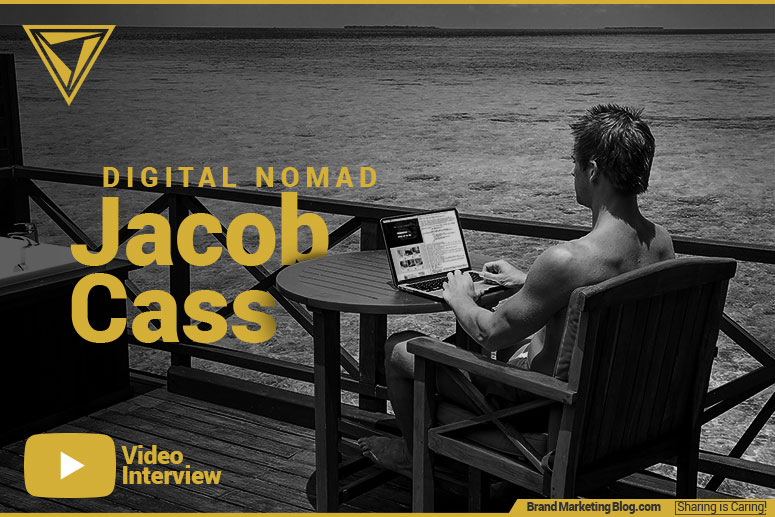 Interview with digital nomad Jacob Cass of Just Creative. Video interview.