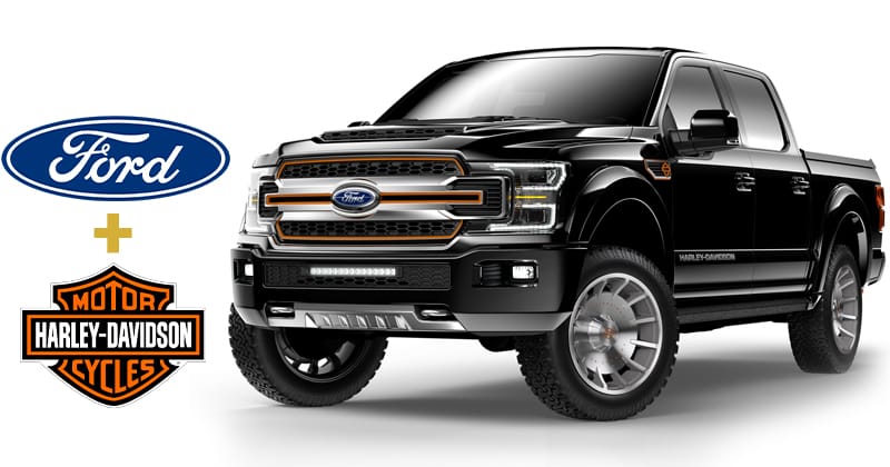 Ford and Harley Davidson co-branded F-150 pickup truck