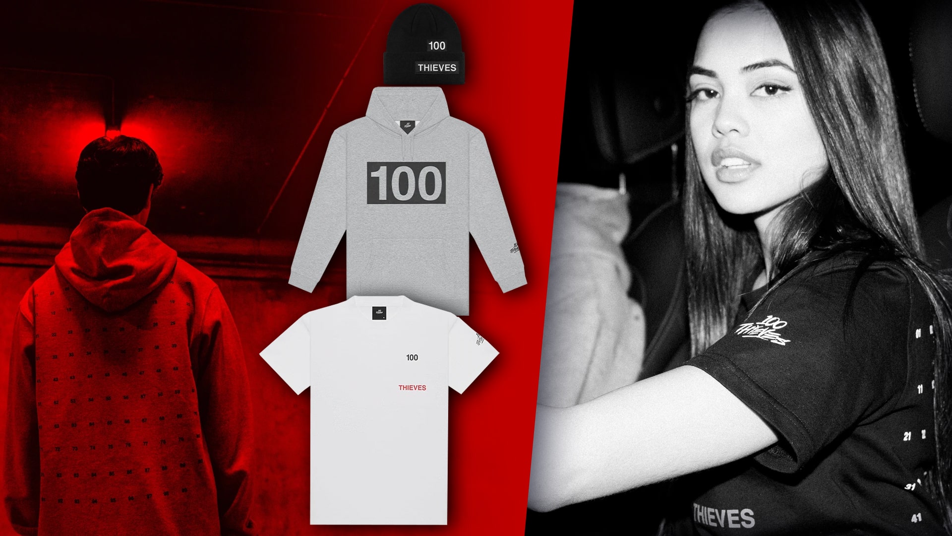 100 thieves merch online hoodie