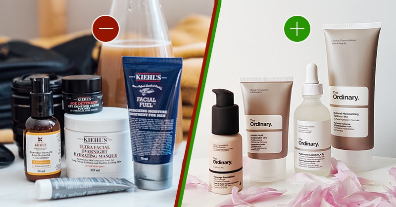 Kiehl's product line which seems inconsistent. The Ordinary product line which is very consistent.